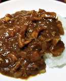 豚こまと新玉ねぎとキャベツのカレー♪