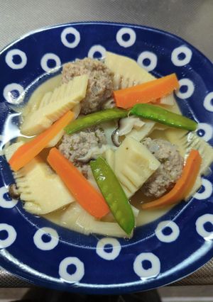 肉団子と筍のコンソメスープ-レシピのメイン写真