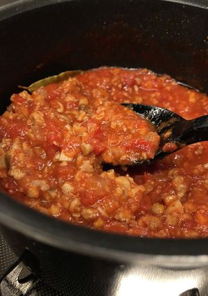 野菜たっぷりミートソース-レシピのメイン写真