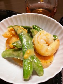 ロゼワインのお供に!エビのオイマヨ炒め-レシピのメイン写真