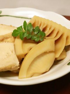 調味料は同量♪和の味♪筍と厚揚げの煮物-レシピのメイン写真