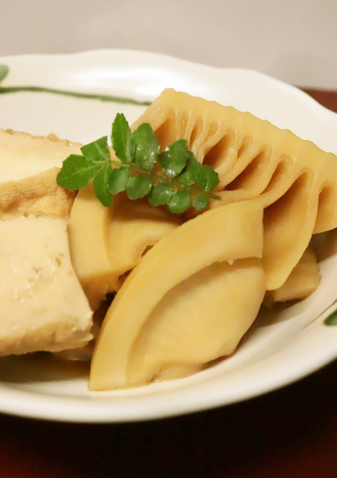 調味料は同量♪和の味♪筍と厚揚げの煮物-レシピのメイン写真