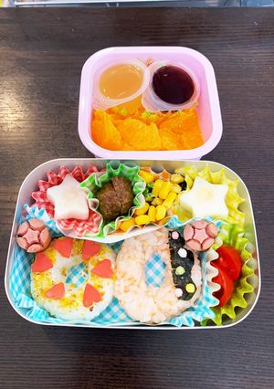ドーナツ形弁当☆幼稚園用☆年少3歳-レシピのメイン写真