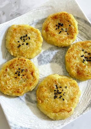 焼き芋オートミールおやき-レシピのメイン写真