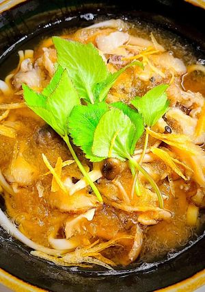 キノコたっぷりみぞれうどん-レシピのメイン写真