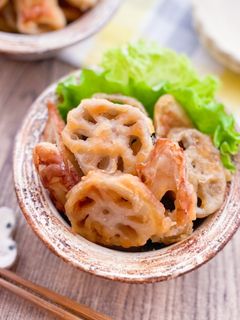 蓮根とちくわの唐揚げ♩-レシピのメイン写真