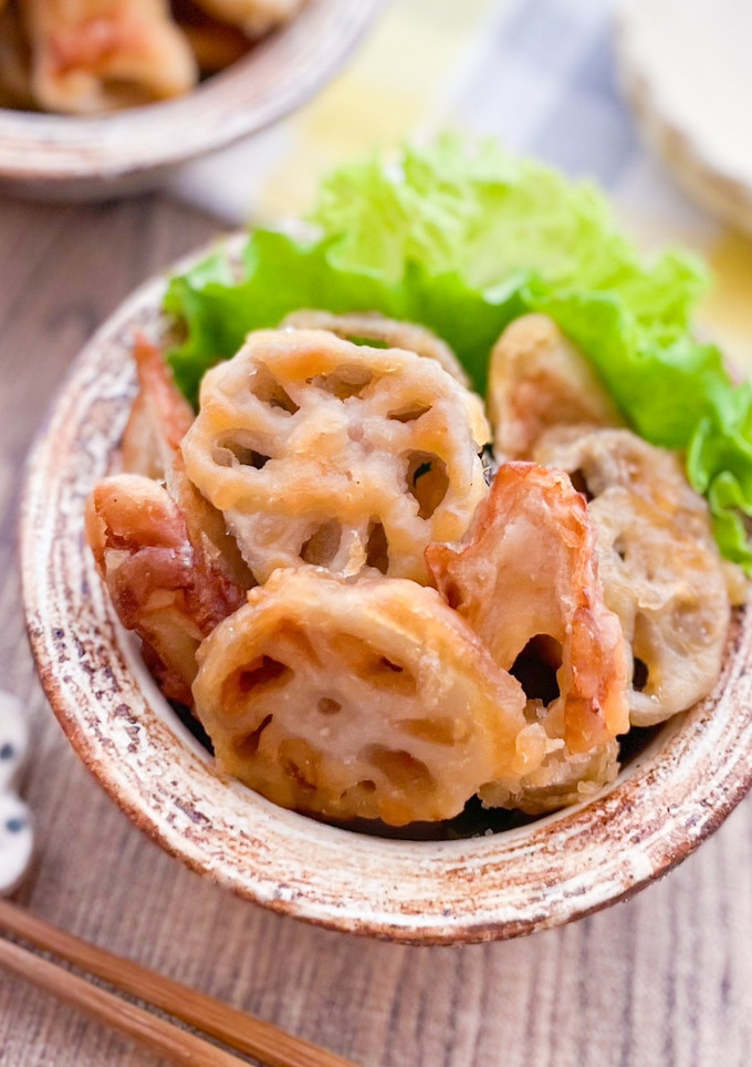 蓮根とちくわの唐揚げ♩-レシピのメイン写真