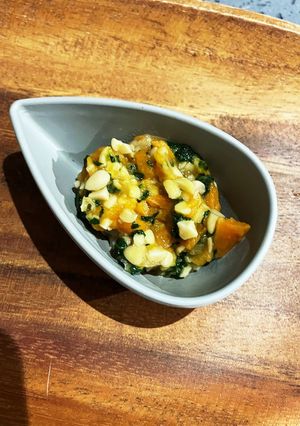納豆のさつま芋とほうれん草和え 離乳食-レシピのメイン写真