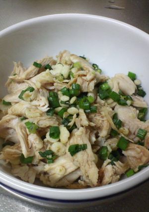 鶏ささみとあげ玉の簡単おつまみ☆-レシピのメイン写真
