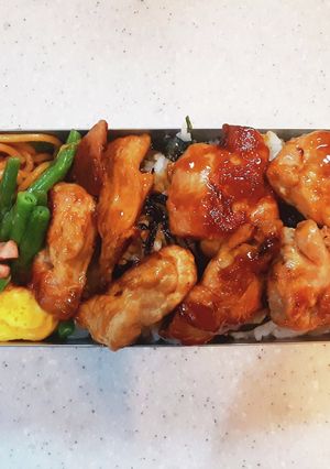 高校生弁当覚え書き172焼き鳥弁当-レシピのメイン写真