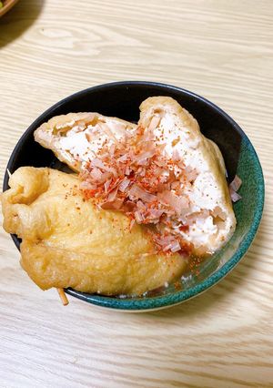 豆腐と紅しょうがの巾着包み-レシピのメイン写真