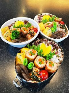 高校生弁当2023 4月25肉巻き弁当-レシピのメイン写真