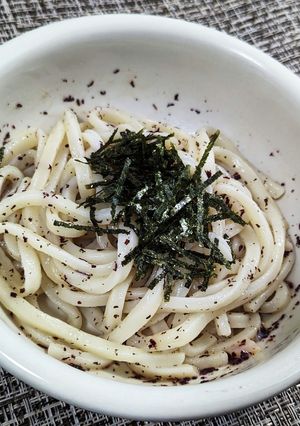 5分で完成！紫蘇ふりかけ＆バターうどん-レシピのメイン写真
