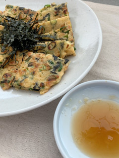 納豆と焼きのりのチヂミ-レシピのメイン写真