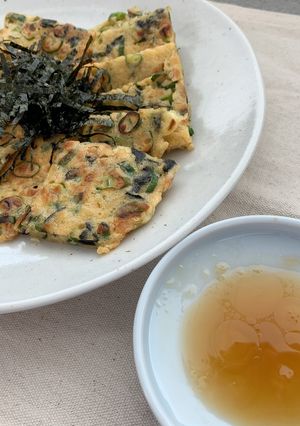 納豆と焼きのりのチヂミ-レシピのメイン写真