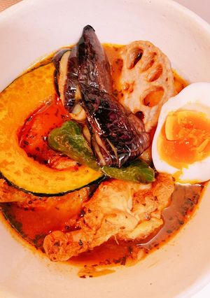 圧力鍋でスープカレー　ベル食品編-レシピのメイン写真