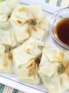餃子の皮で簡単!海老ニラ饅頭-レシピのメイン写真