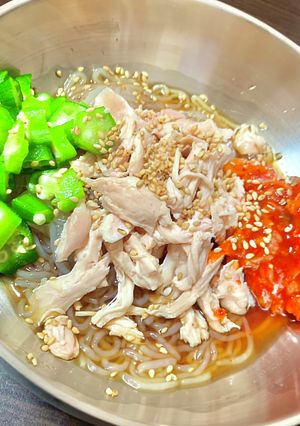 ヘルシー♡白滝冷麺風-レシピのメイン写真
