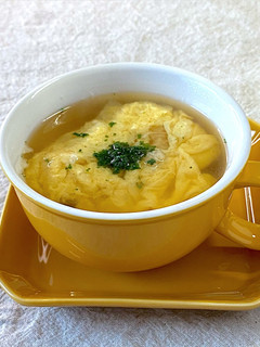 インスタントスープに溶き卵で癒しのスープ-レシピのメイン写真