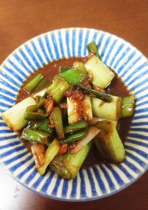 ★鰯生姜煮缶★残り汁でもう一品♪ネギ味噌-レシピのメイン写真