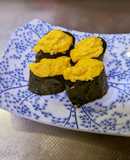 うに豆腐で作ったウニより雲丹っぽい軍艦