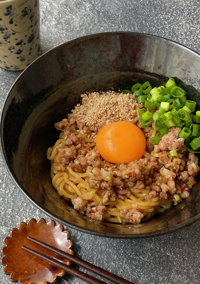 豚ひき肉とネギの激うま！油そば-レシピのメイン写真