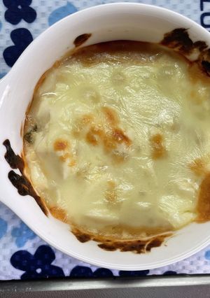 「岩津ねぎドレッシング」豆腐グラタン！-レシピのメイン写真