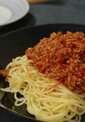 超簡単♡豚ひき肉のボロネーゼパスタ-レシピのメイン写真