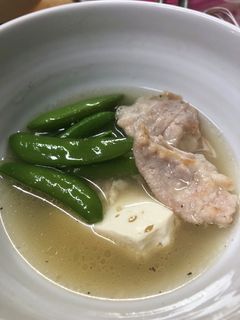 スナップエンドウのおかず-レシピのメイン写真
