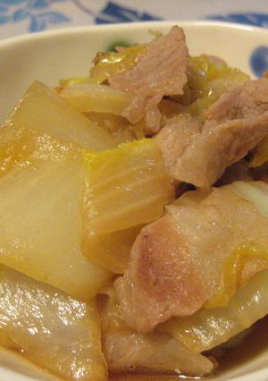 白菜と豚バラの煮物-レシピのメイン写真