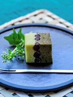 緑茶とわさびの浮島(和風蒸しケーキ)-レシピのメイン写真