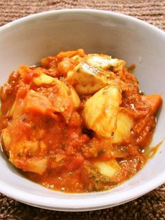 【学校給食】チキンのトマト煮込み-レシピのメイン写真