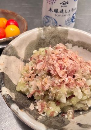 蕎麦前 ナスのなめろう風-レシピのメイン写真