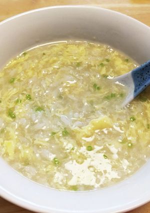 パクチーの茎入り雑炊-レシピのメイン写真