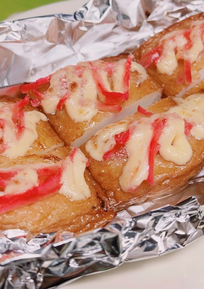 *さつま揚げの紅生姜マヨネーズ焼き*-レシピのメイン写真
