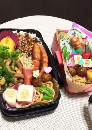 息子娘弁当2-レシピのメイン写真