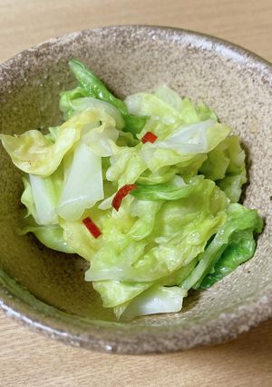 ほんだしで簡単！春キャベツの浅漬け-レシピのメイン写真