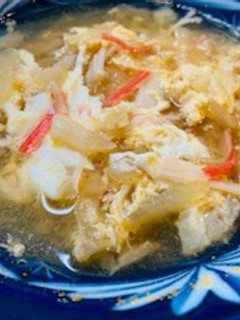 *白菜キムチでスーラータン風スープ*-レシピのメイン写真