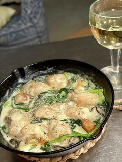 牡蠣とほうれん草のクリーム煮-レシピのメイン写真