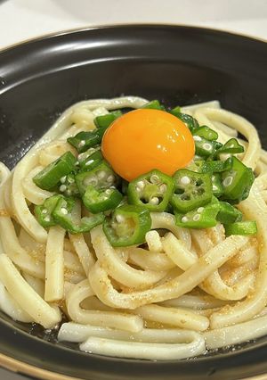 ◎簡単すだちオクラうどん-レシピのメイン写真