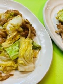 *キャベツと豚こまのオイスター炒め*-レシピのメイン写真