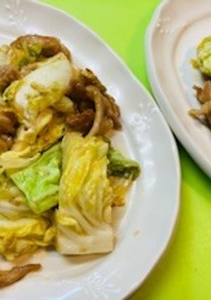 ＊キャベツと豚こまのオイスター炒め＊-レシピのメイン写真