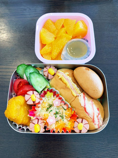 パン弁当☆幼稚園用☆年少3歳2ヶ月-レシピのメイン写真