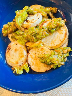 大豆ミートそぼろ餡のかぶステーキ♡-レシピのメイン写真