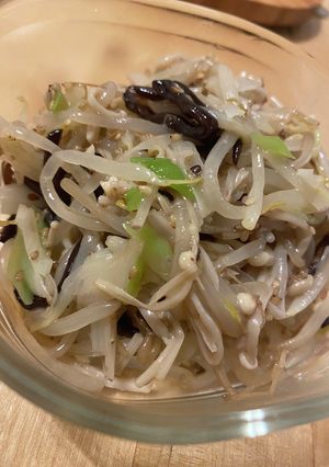 ヘルシー　もやしナムル　えのき　キクラゲ-レシピのメイン写真