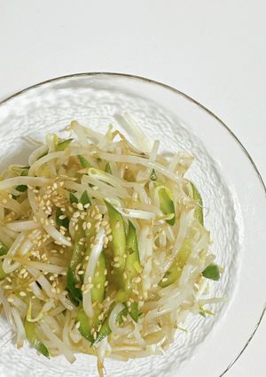 酢醤油でさっぱり！もやしの中華サラダ-レシピのメイン写真