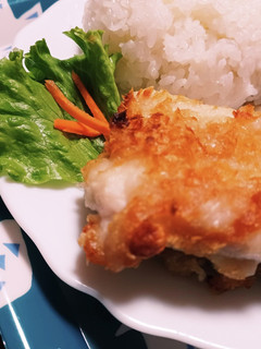 給食の鶏肉のマッシュポテト焼き-レシピのメイン写真