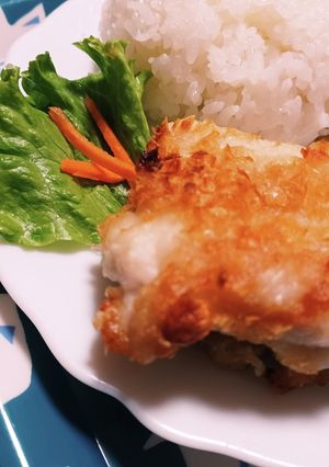 給食の鶏肉のマッシュポテト焼き-レシピのメイン写真