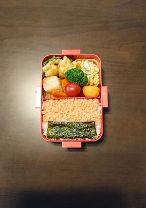 中学生女子弁当2023.4.26-レシピのメイン写真