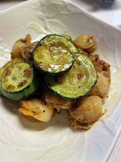 ズッキーニとホタテのバター醤油ソテー-レシピのメイン写真